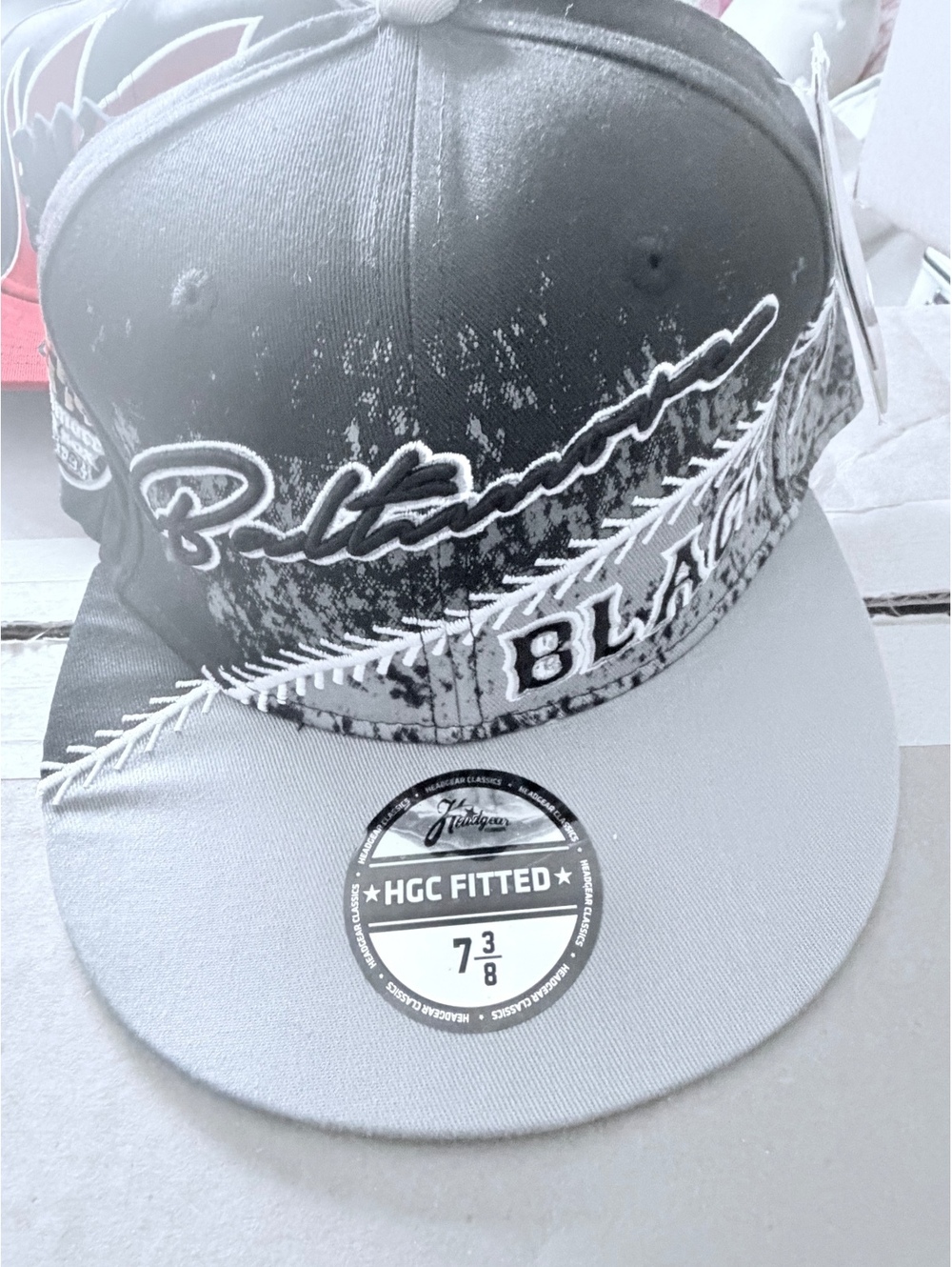 Baltimore Blacksox Fitted Hat 7-3/8  (Negro league) 1920-1934